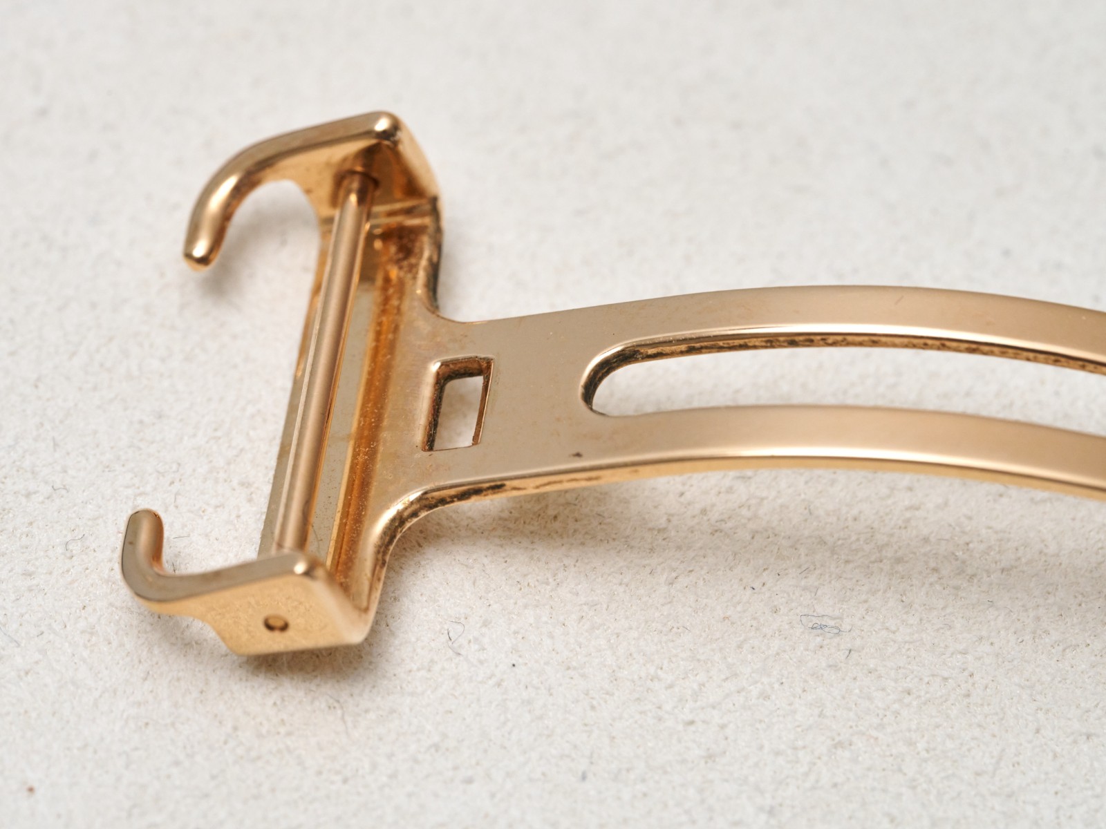 Cartier 18K Yellow Gold 18mm Deployment Buckle Clasp Fold Over Genuine 15.3grams