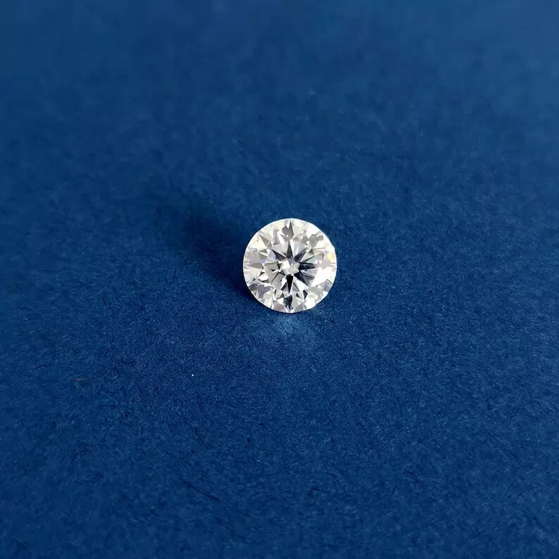 .75CT Natural White Diamond Round Cut 6mm 1 Pcs VVS1 D Grade Certified C90