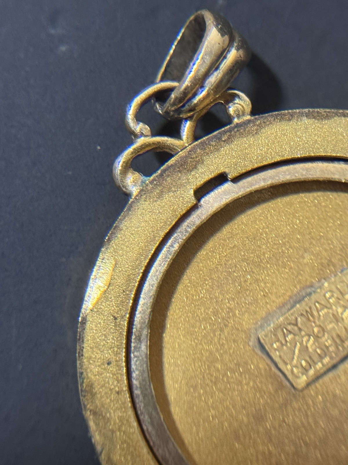 Vintage Hayward 12K Gold Filled Dartmouth College Locket Pendant