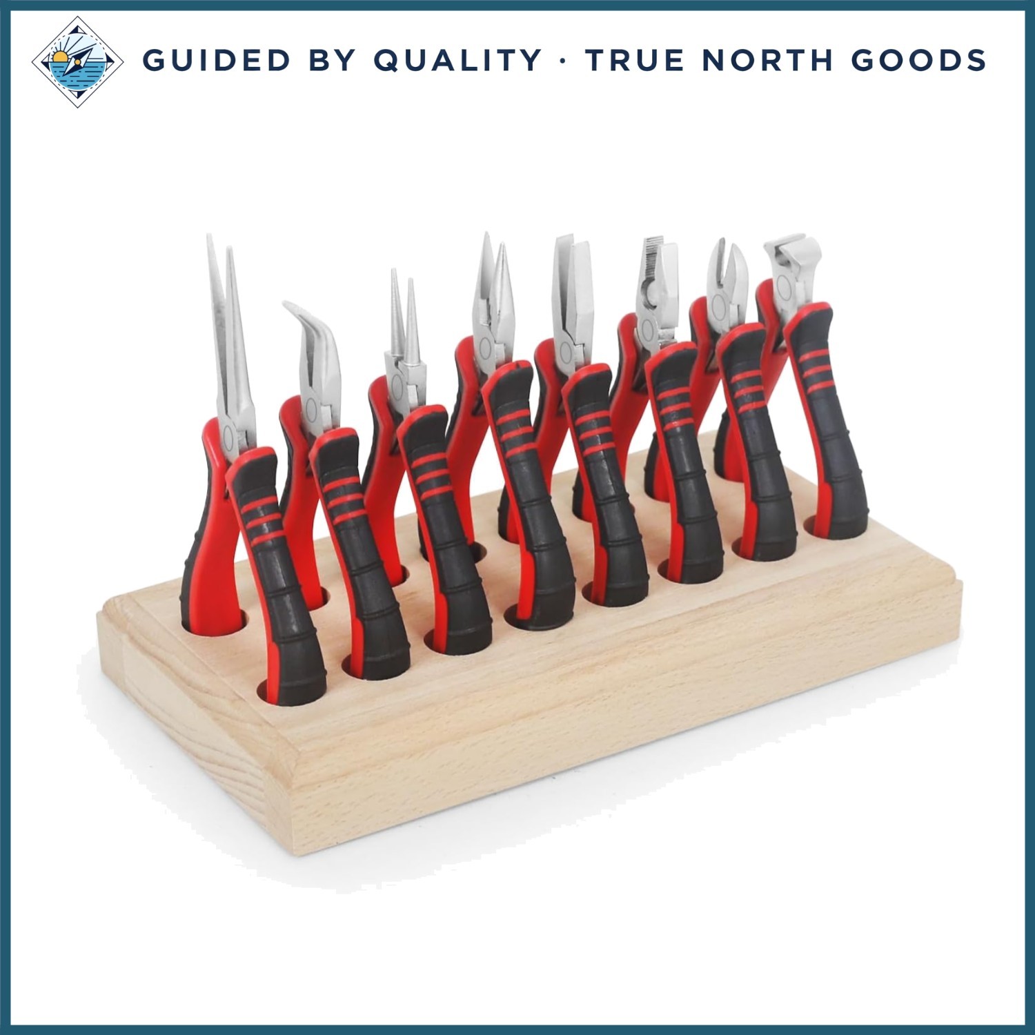 Versatile 8-Piece Pliers Set for Wire Wrapping, Crimping, and Shaping Jewelry