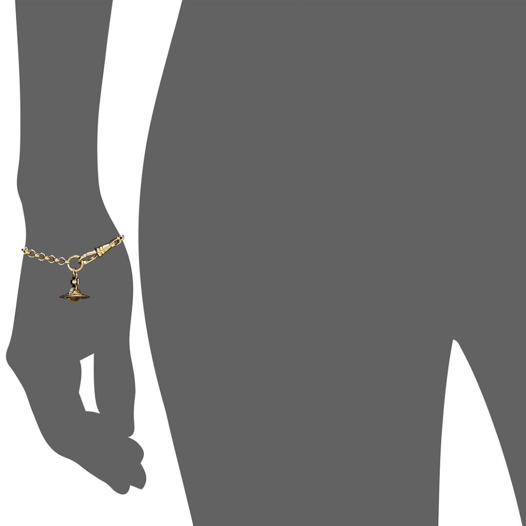 Vivienne Westwood New Petite Orb Bracelet Gold Coating Crystal Japan Unused