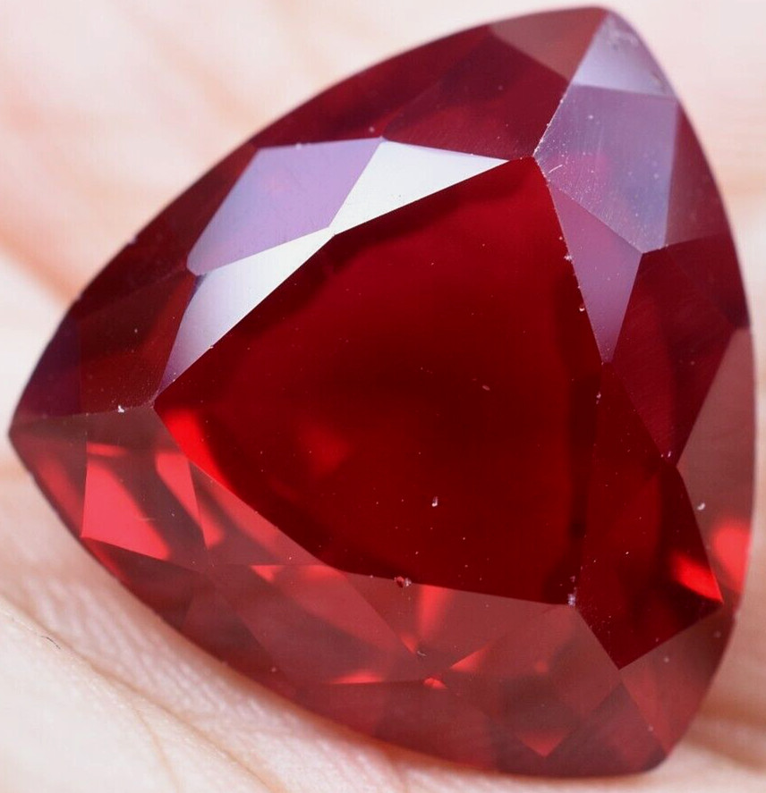 Natural 31.80 Ct Huge Blood Red Ruby Mozambique GGL Certified Treated Gemstone