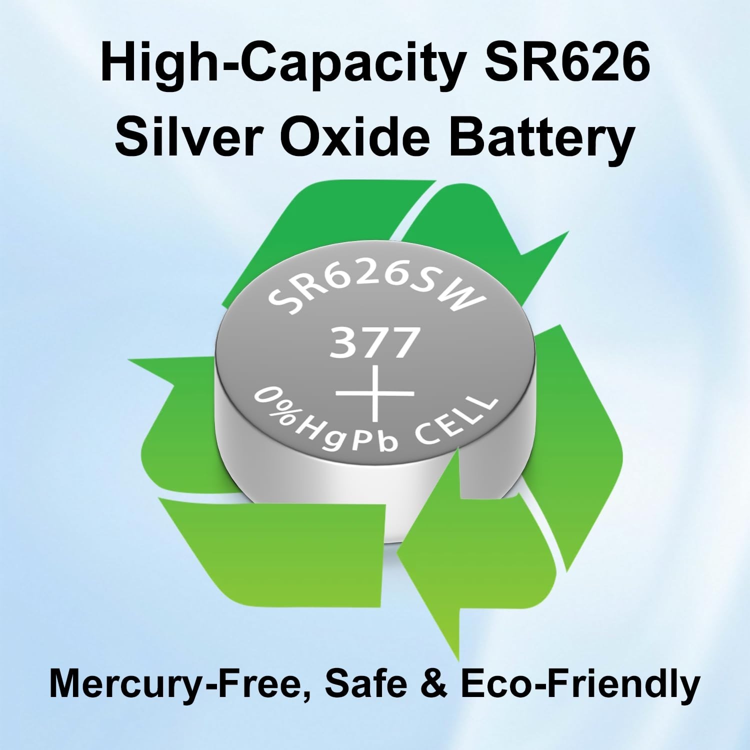 80 Pack SR626SW Watch Battery – Long-Lasting Silver Oxide LR626 AG4 376 Coin Cel