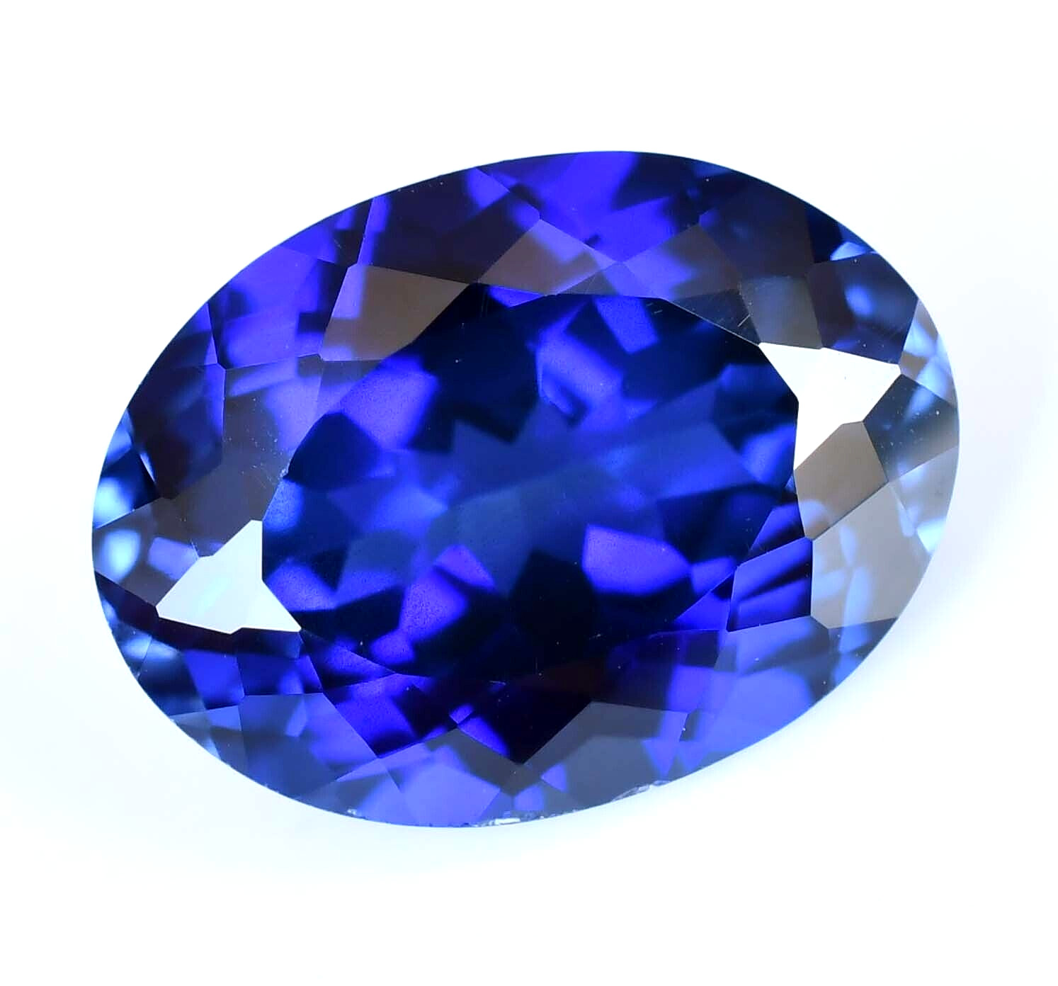 Natural Blue Ceylon Sapphire 8.50 Ct Oval Certified Flawless Loose Gemstone
