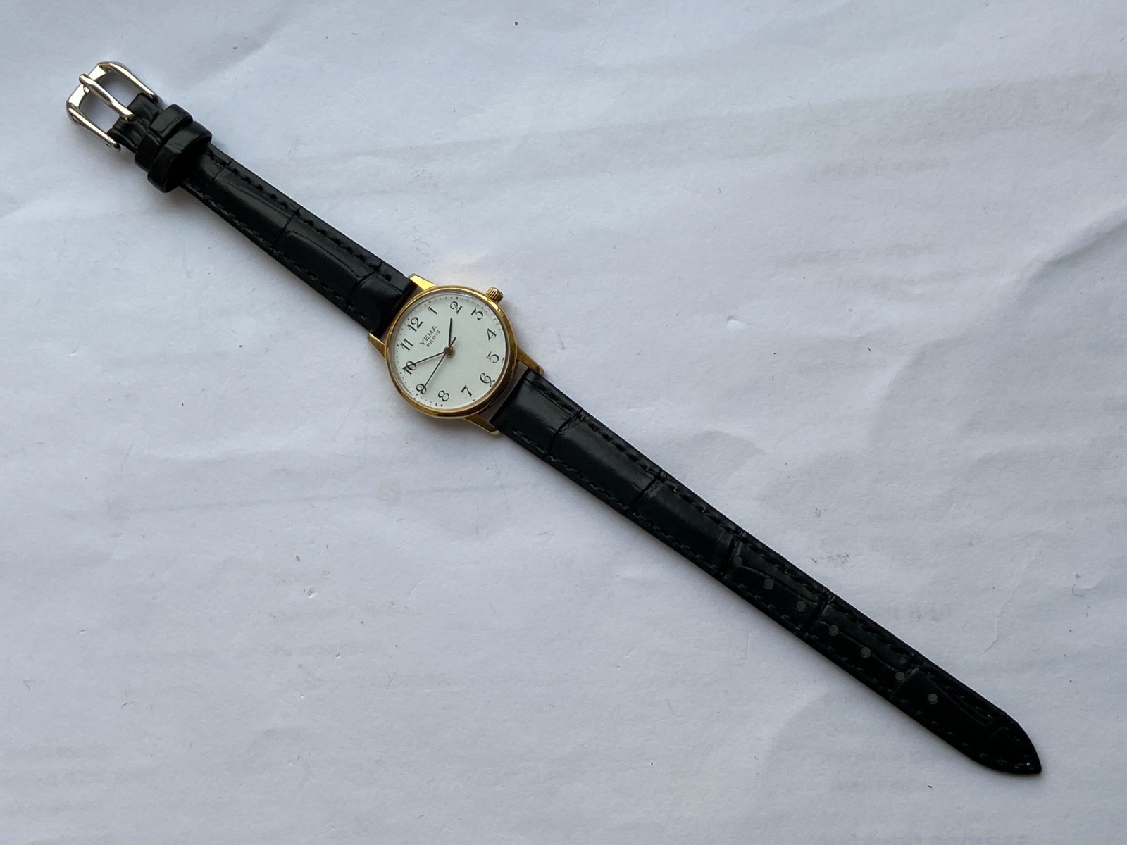 RARE WOMEN WRIST Watch QUARTZ YEMA PARIS FRANCE X15033