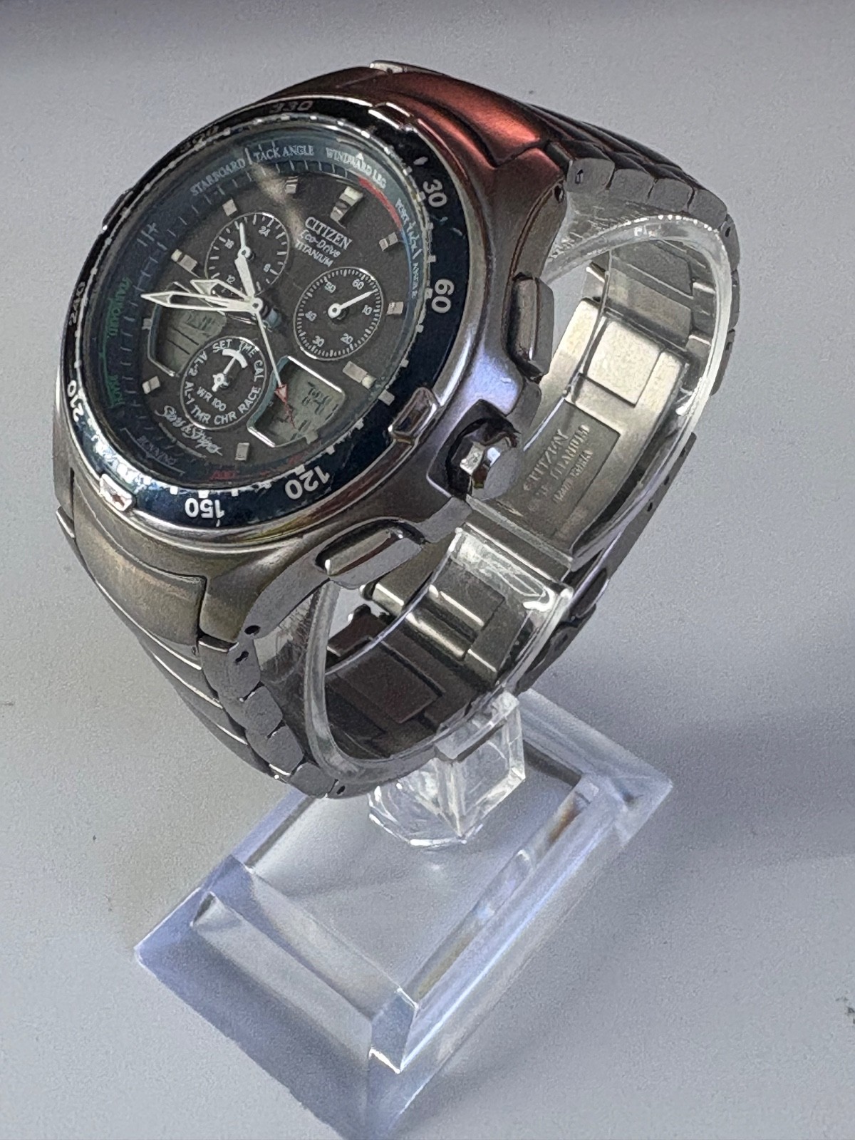 RARE TITANIUM CITIZEN ECO-DRIVE C660 “STARS & STRIPES” AMERICA’S CUP EDITION