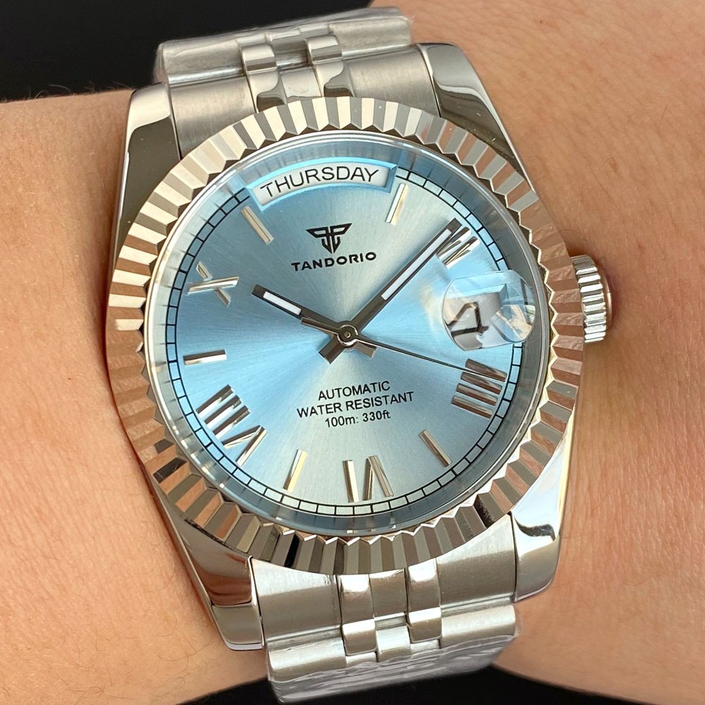 Tandorio 36mm/39mm Sapphire Glass Sunburst Dial 20ATM Japan NH36 Auto Men Watch