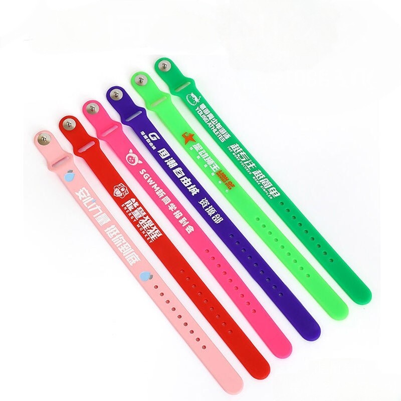Custom Adjustable Engraved Silicone Wristbands – Personalized Rubber Bracelets