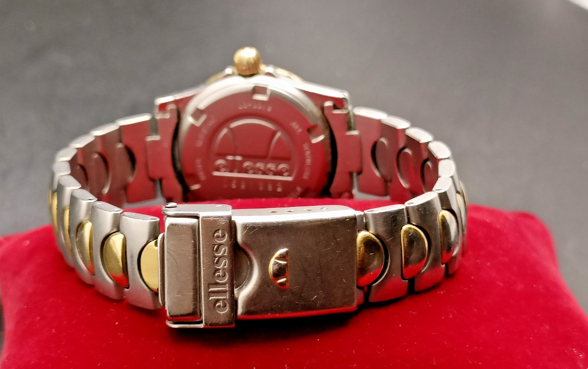 ELLESSE Ladies Two-Tone Stainless-Steel Quartz Sport Watch-VGC & Working