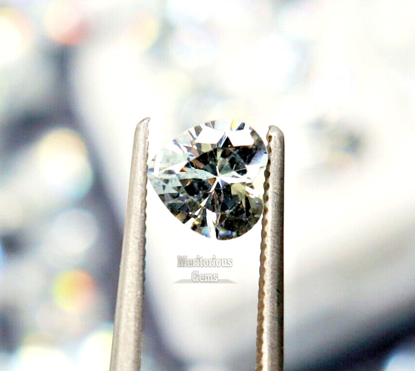 White Sapphire 10 Pcs Natural Loose Gemstone 6mm (8-9CT) Gemstone Heart Shape