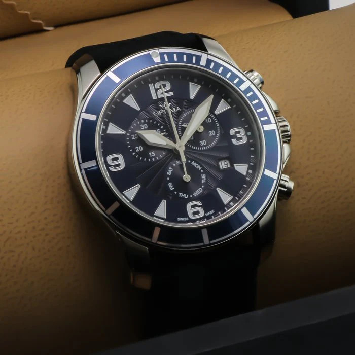 Optima – Swiss Chronograph – OSC422-SX-9 Chronograph Swiss Quartz 45 mm OSC422