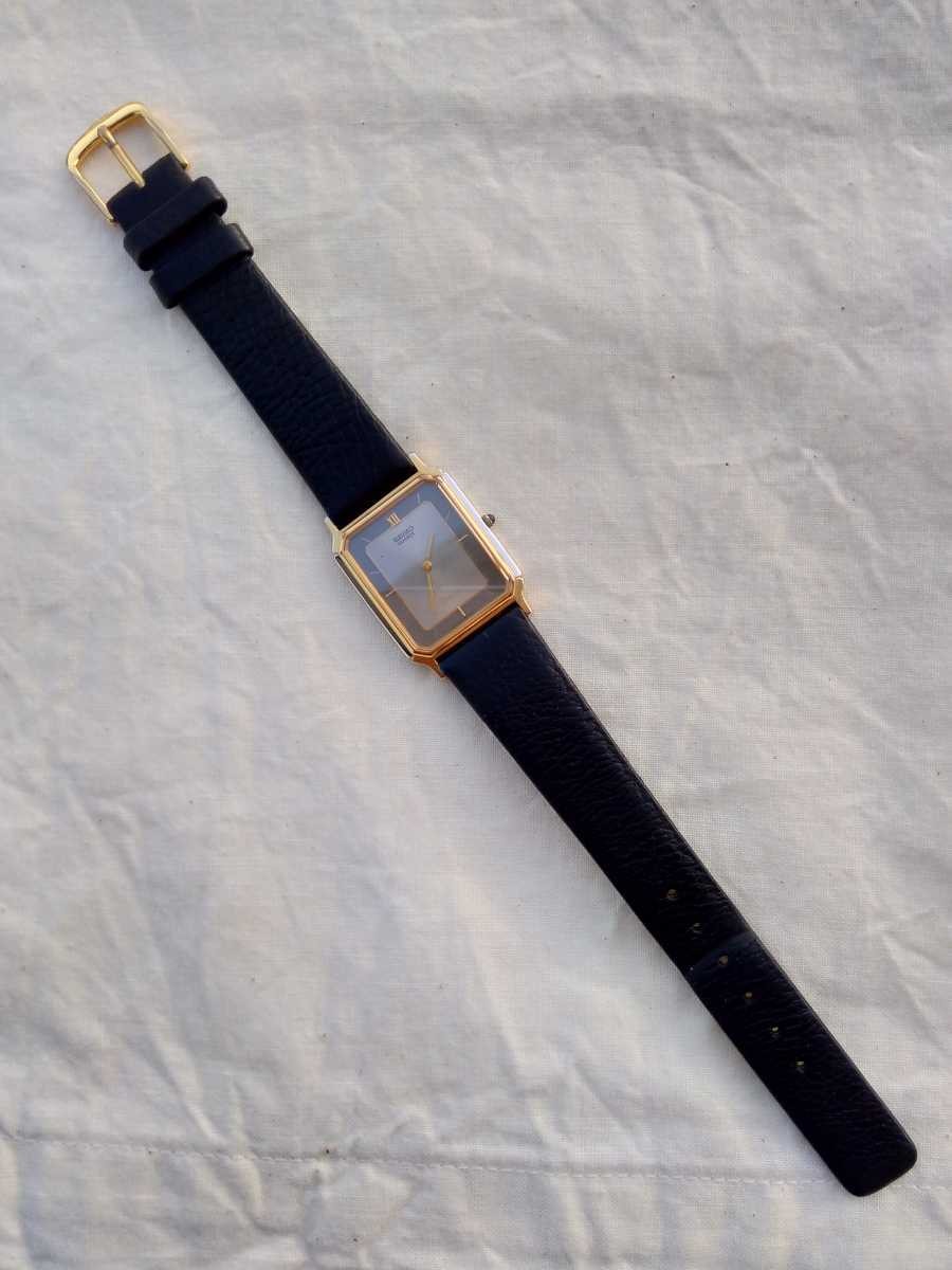Seiko Dolce SEIKO DOLCE Watch Quartz Men’s Leather Belt Stainless Steel Case…