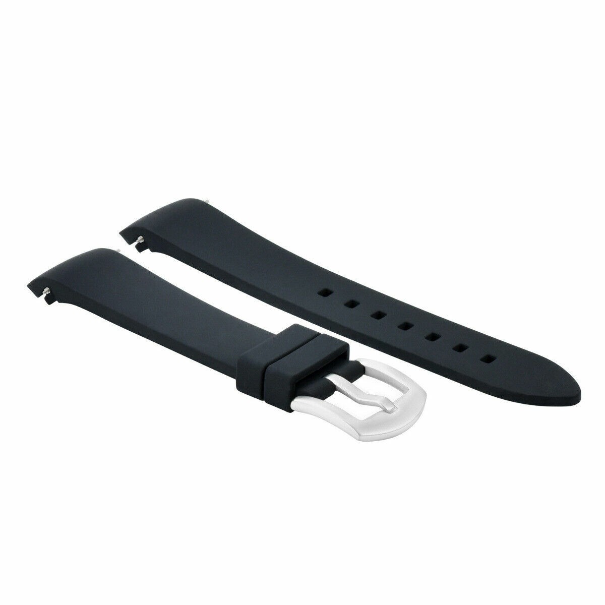 CURVED SILICONE RUBBER STRAP 18MM 19MM 20MM 21MM 22MM 24MM FOR CITIZEN ECO DRIVE