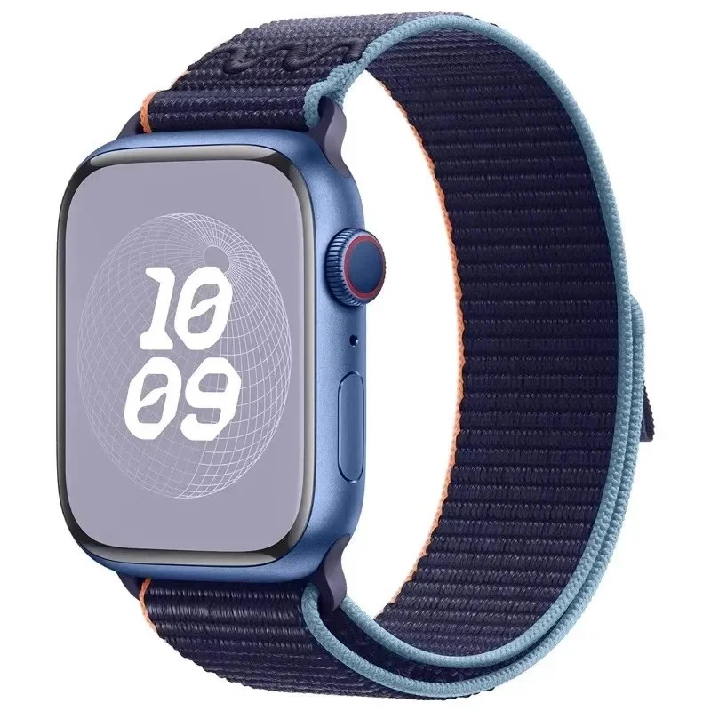 Nylon Classic Sport Loop bracelet correa Apple watch series 9 8 7 5 4 3 Ultra SE