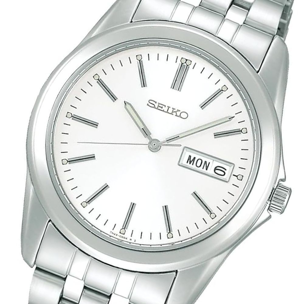 SEIKO Selection Men’s Wristwatch White Silver Made in Japan SCXC007 SEIKO SELECT