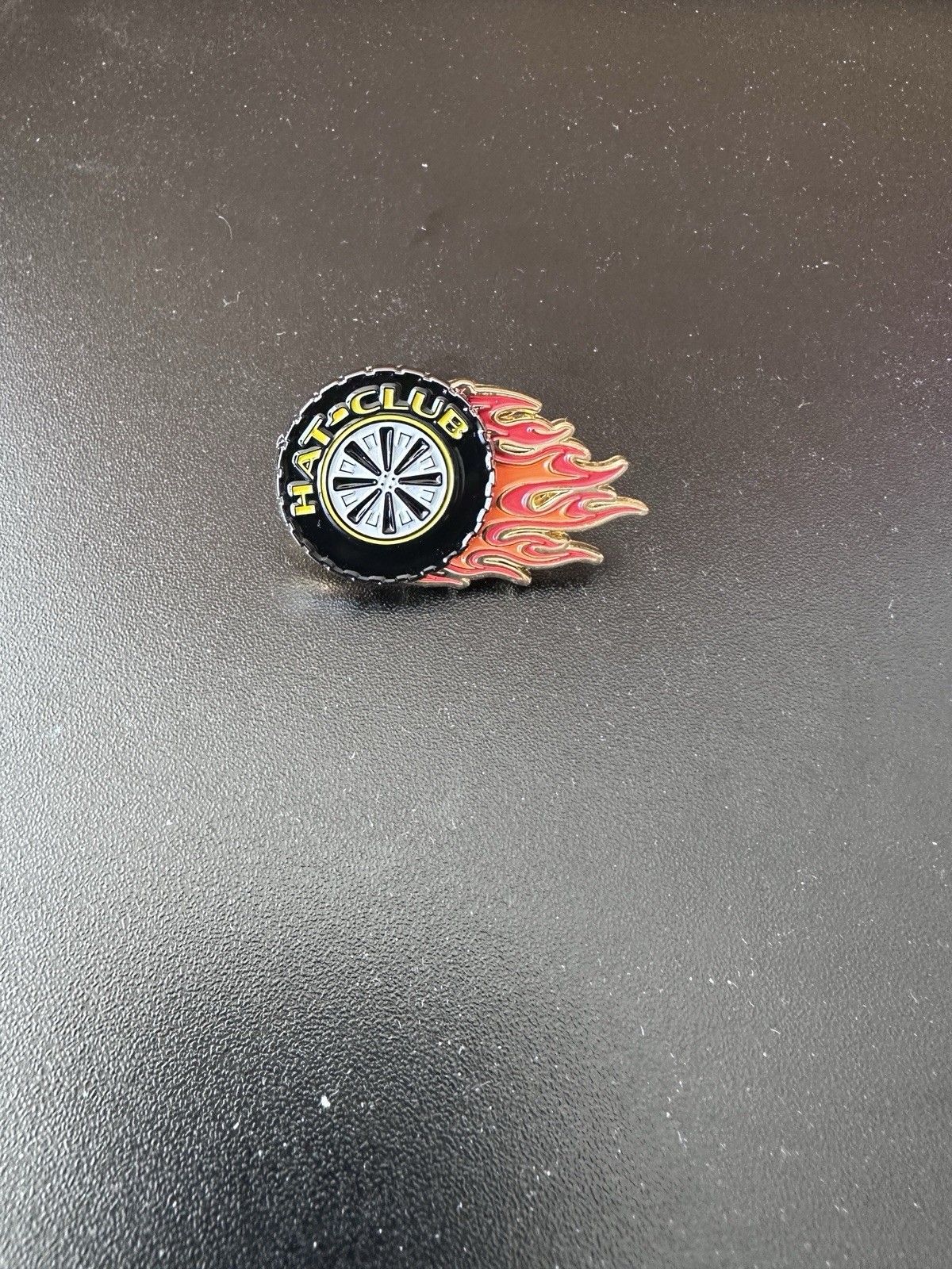 Hat Club Hat Wheels Enamel Pin Hot Wheels Inspired With Spinning Wheel