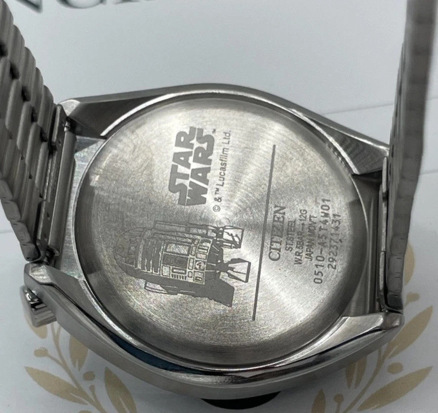 Citizen Star Wars R2-D2 Chronograph AN3666-51A New Full Set Box Tags