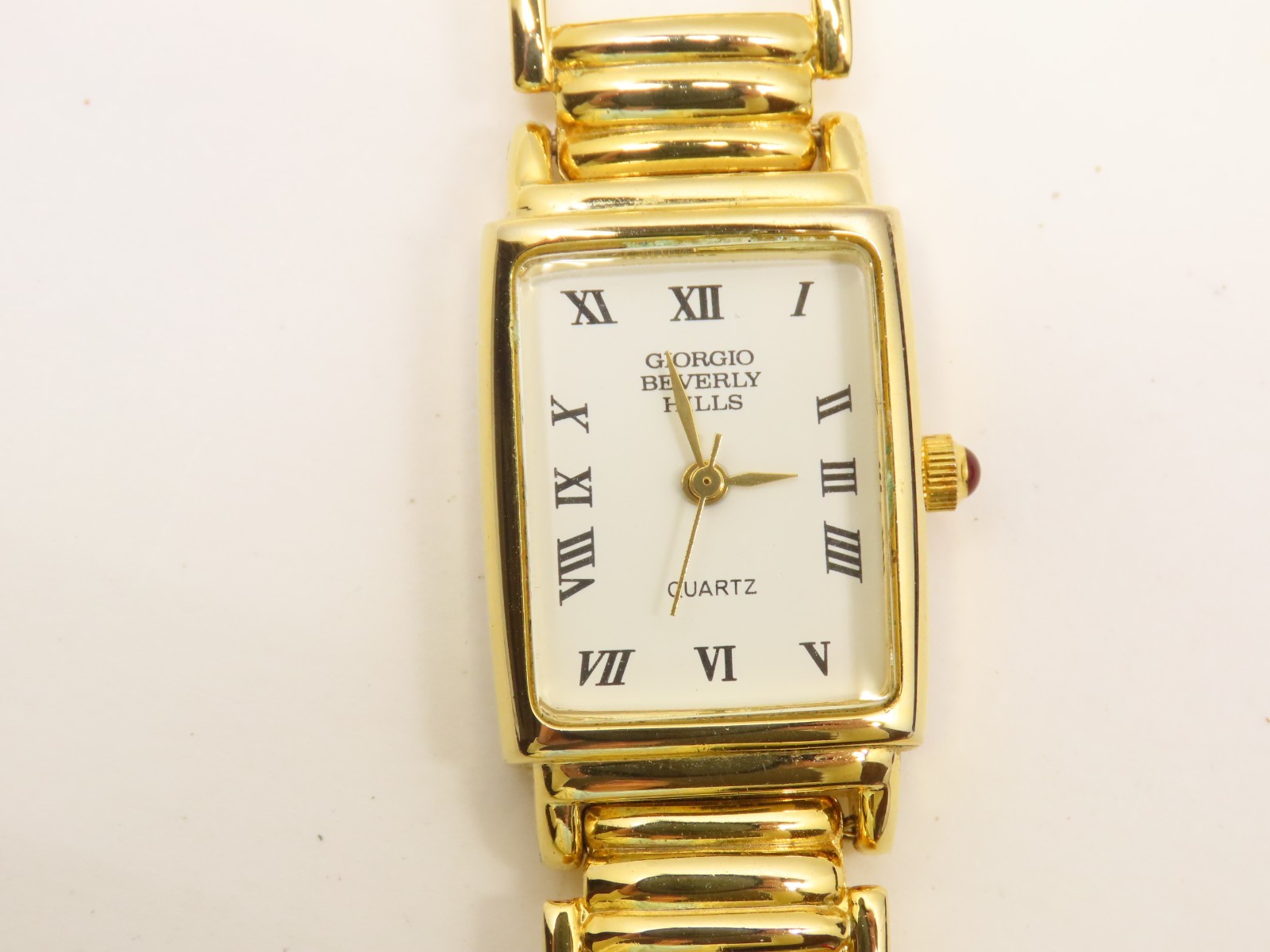 Giorgio Beverly Hills Watch Tested New Battery Quartz Bezel D6213