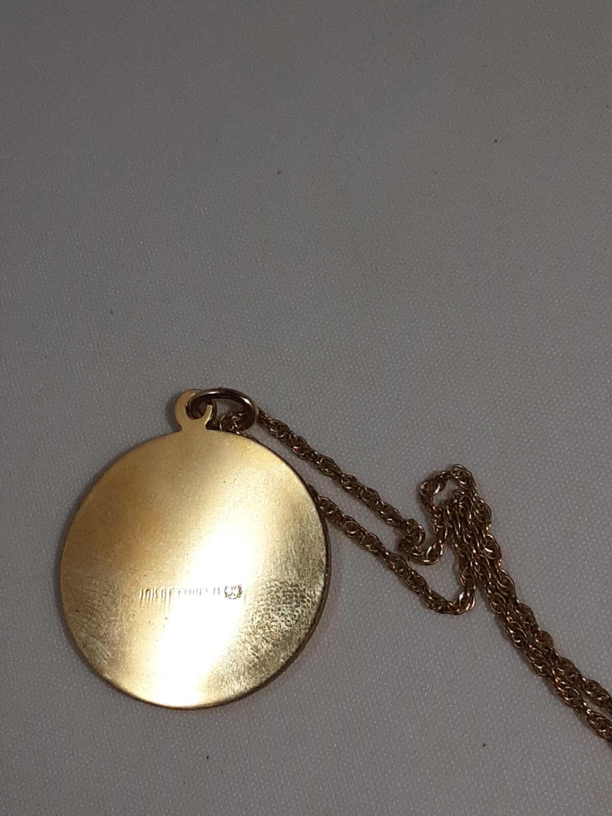 Vintage 10k Gold Filled GTE Award Pendant Necklace With Case