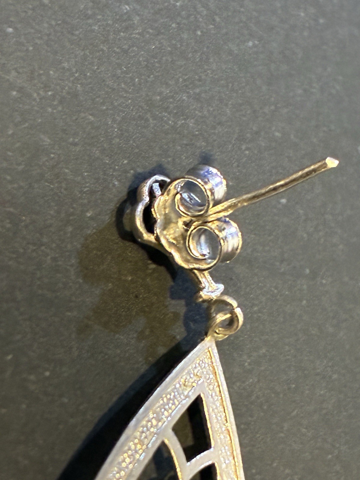 925 Sterling Silver Rhodium Chandelier Dangle Earrings 3cm Wide NWOT