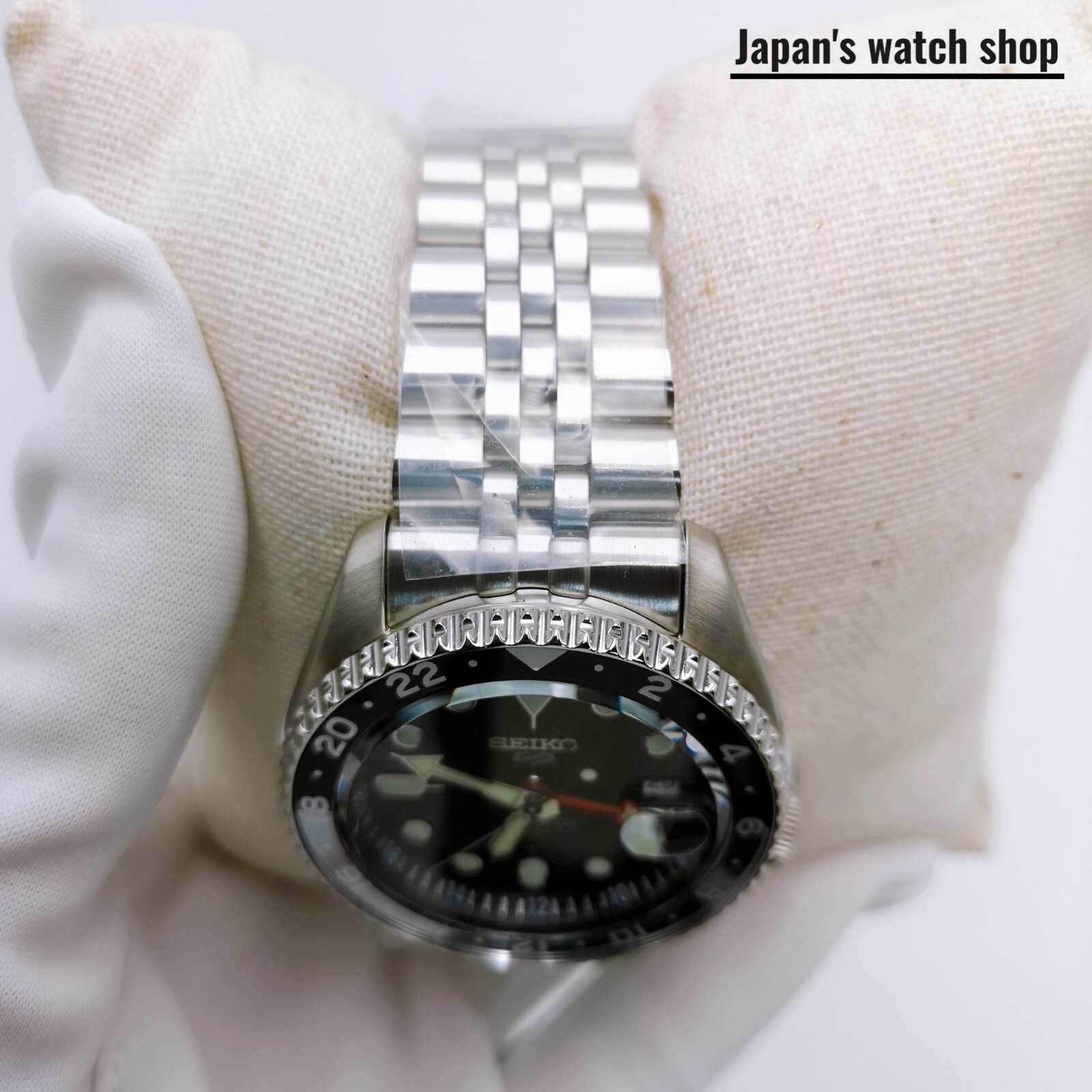 SEIKO 5 Sports SKX Sports Style GMT SBSC001 Black Men’s Watch New in Box