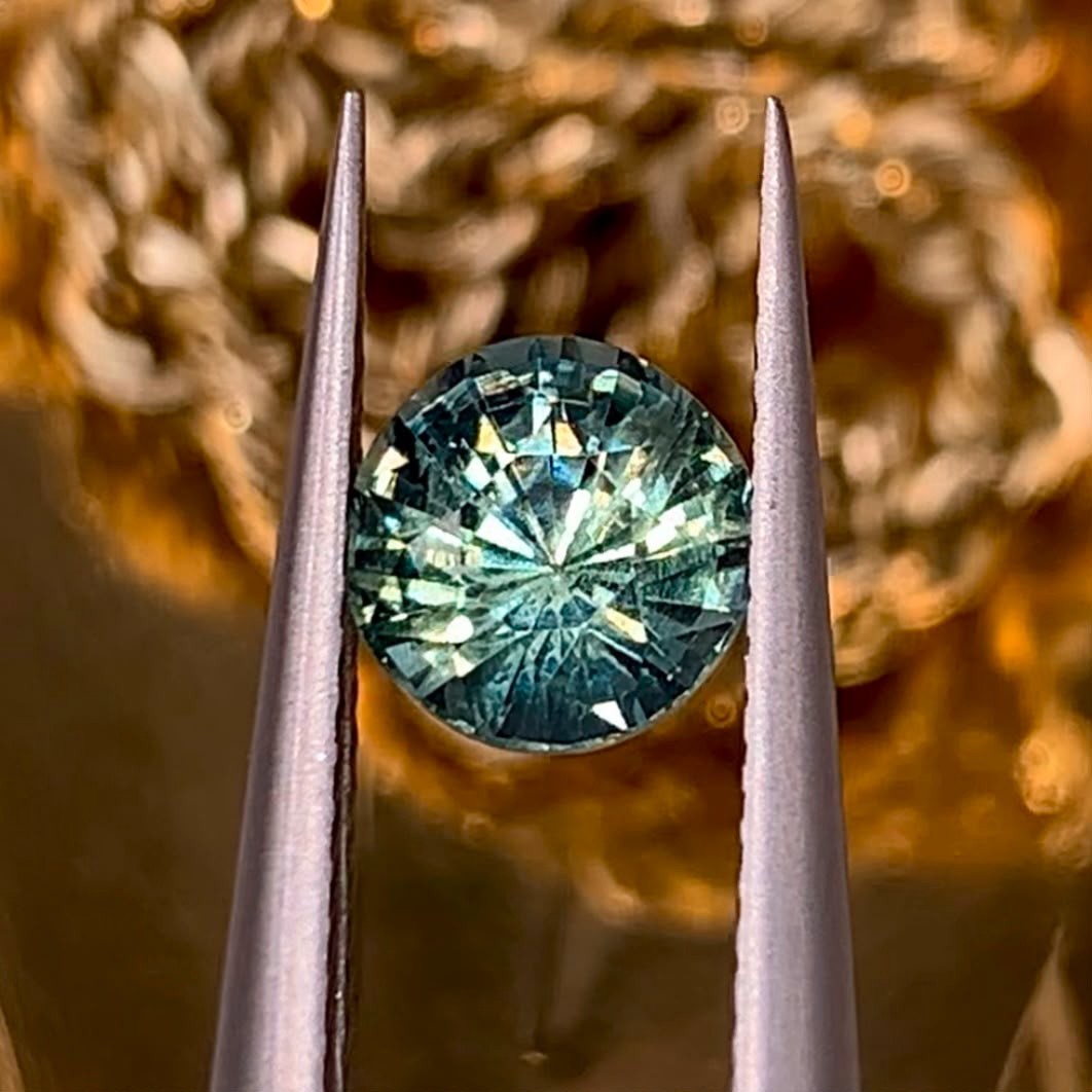 1.06Ct Natural Unheated Rare Teal Sapphire From Madagascar