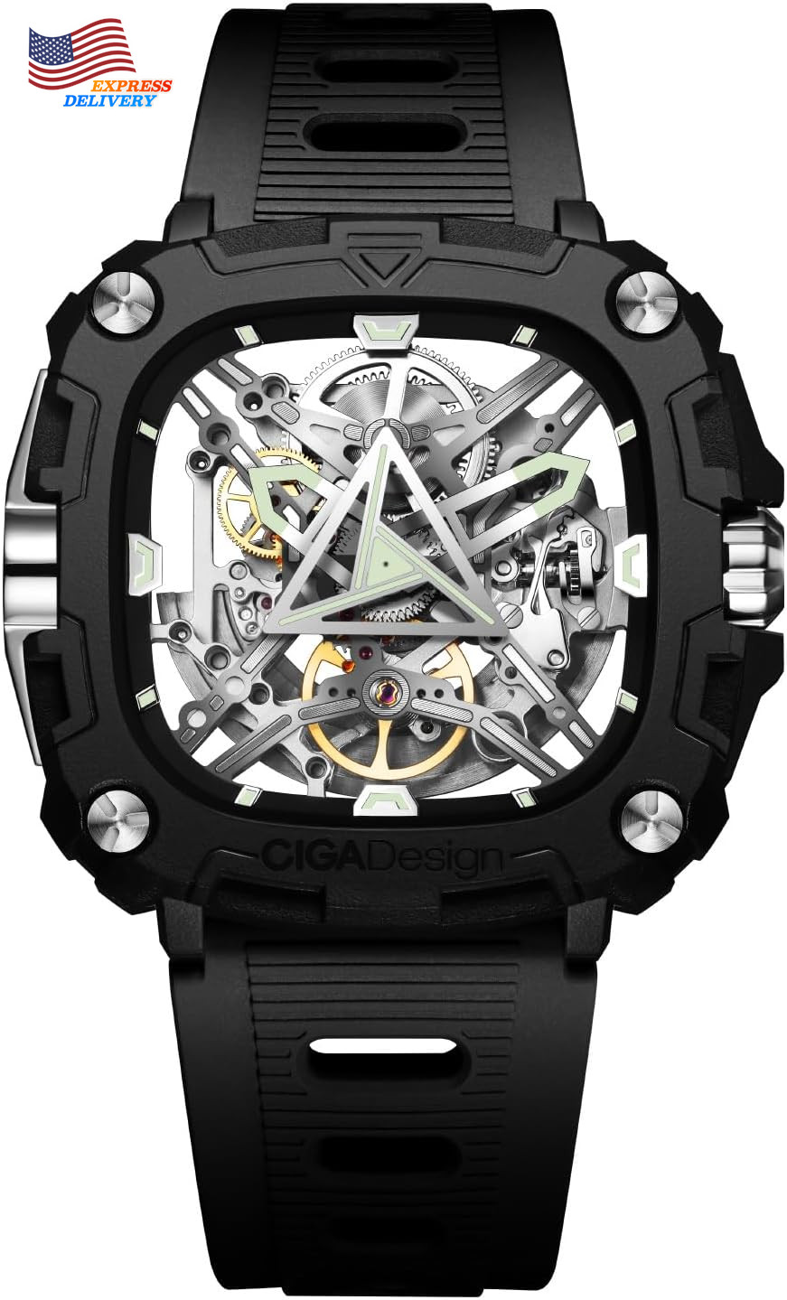 CIGA Design Automatic Watch – X Series Eye of Horus Mechanical Skeleton Watch