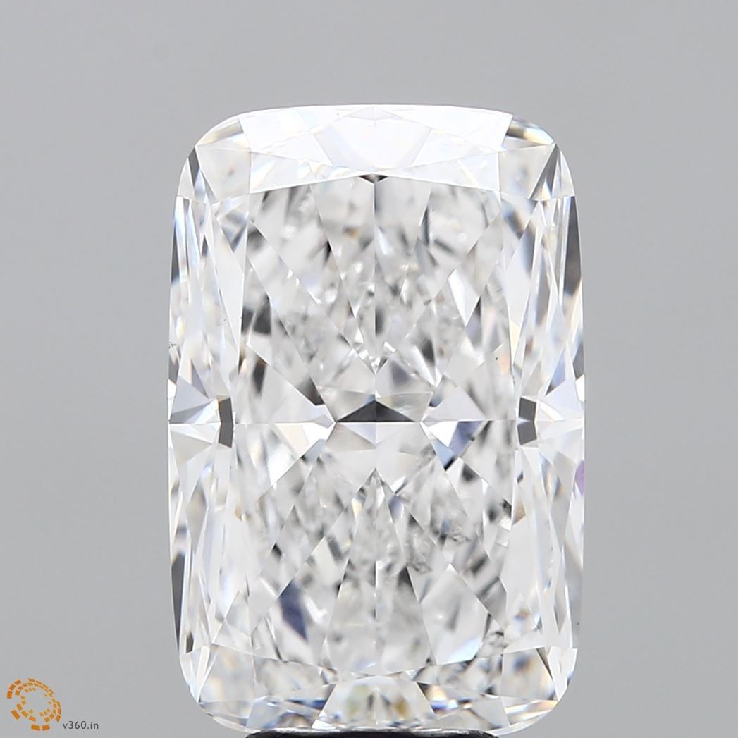 Lab Grown 7.16 Cts CUSHION Cut IGI Certified CVD Diamond E Color VS1 Clarity