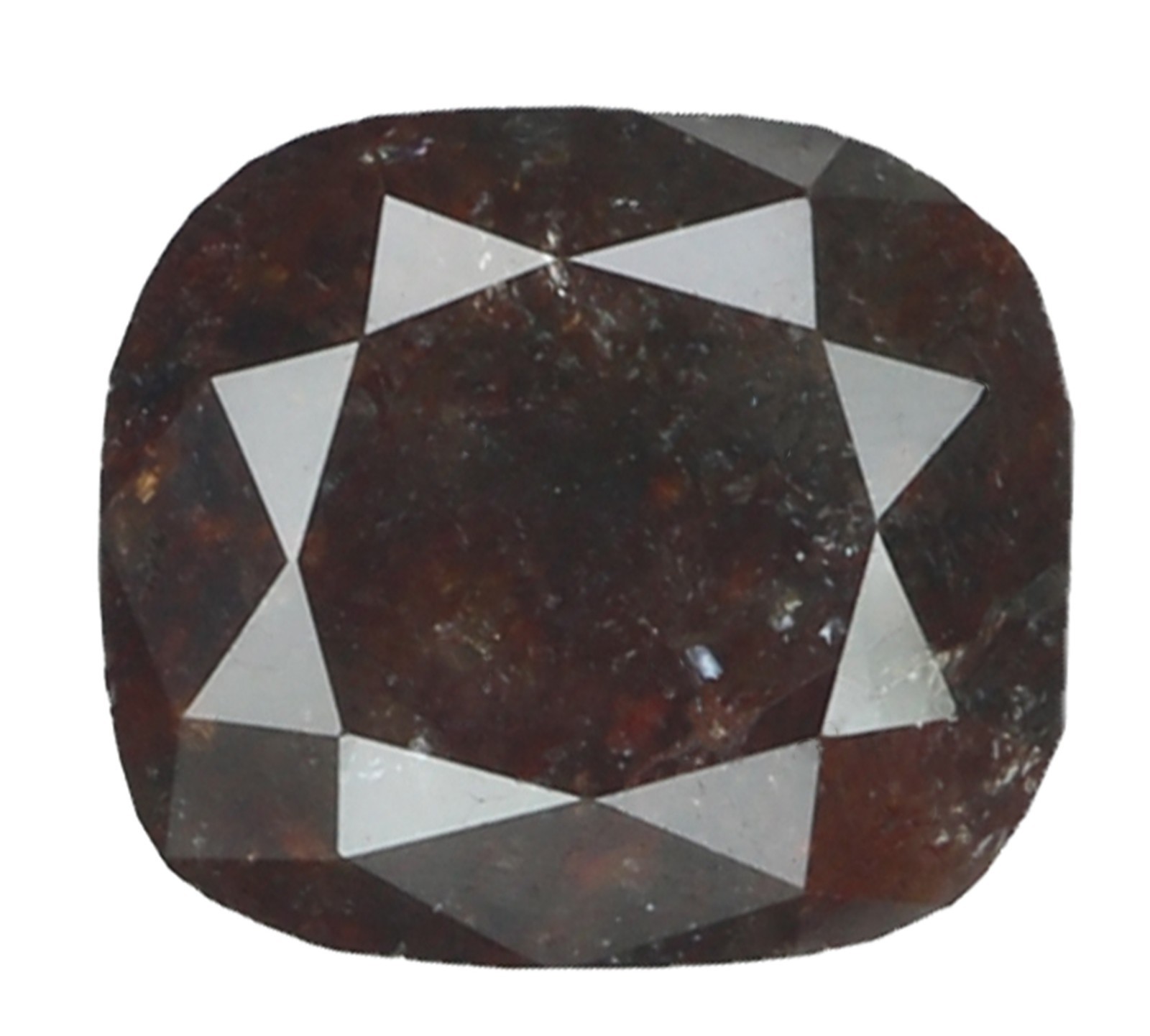 Natural Loose Diamond Cushion Brown Color I3 Clarity 6.90 MM 1.29 Ct KR1046