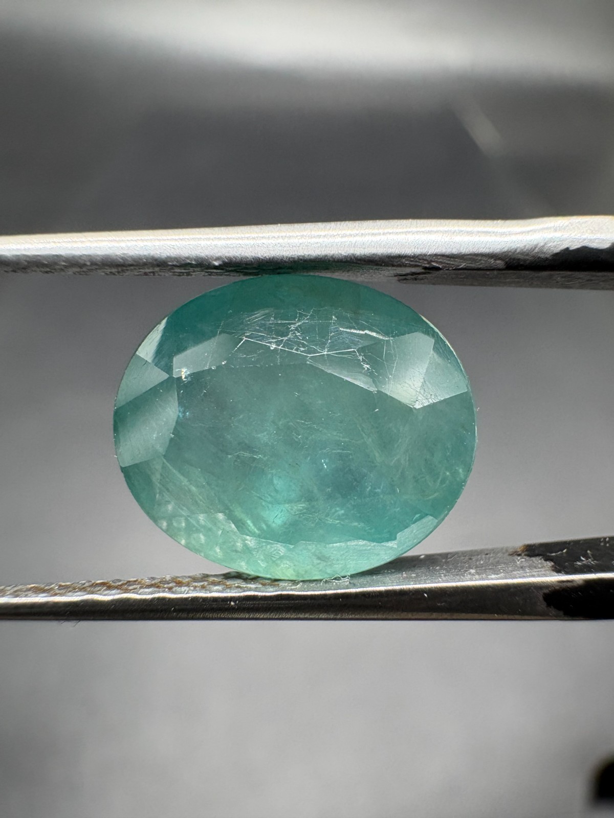 Rare Grandidierite Faceted Gemstone, Oval Faceted, 5.74 TCW