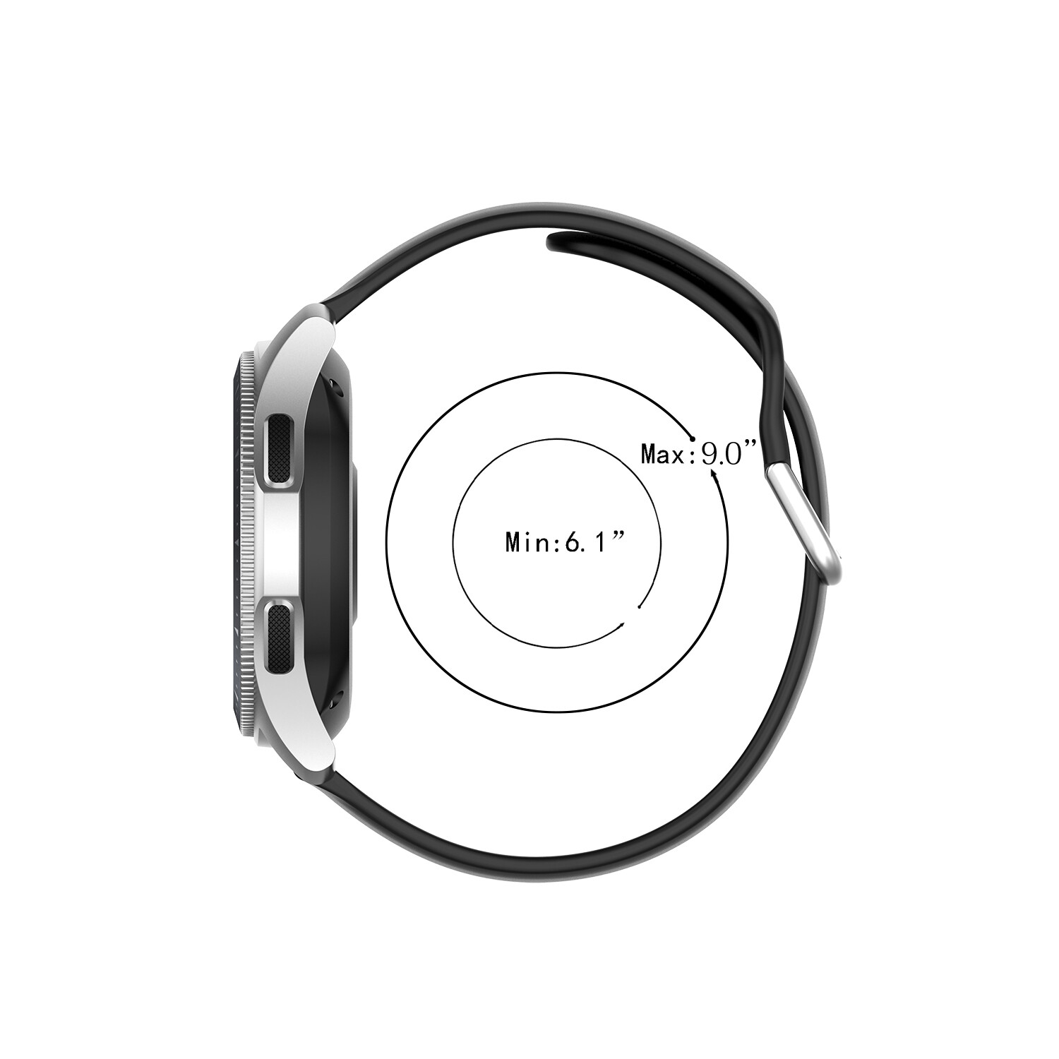For Samsung Galaxy Watch 3 45mm 46mm Gear S3 Classic Silicone 22mm Band Strap SL