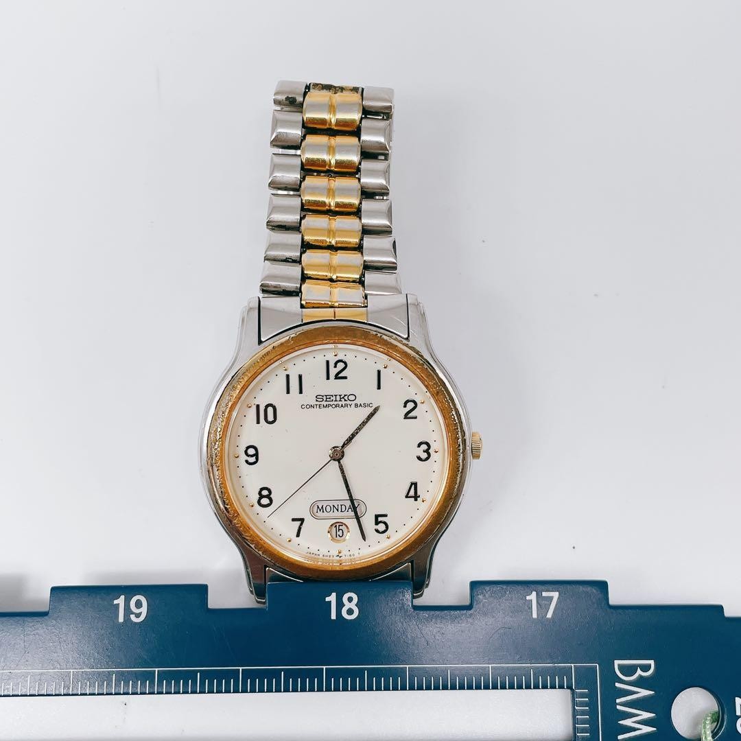 New battery/working Seiko men’s Day-Date vintage 5H23-7080