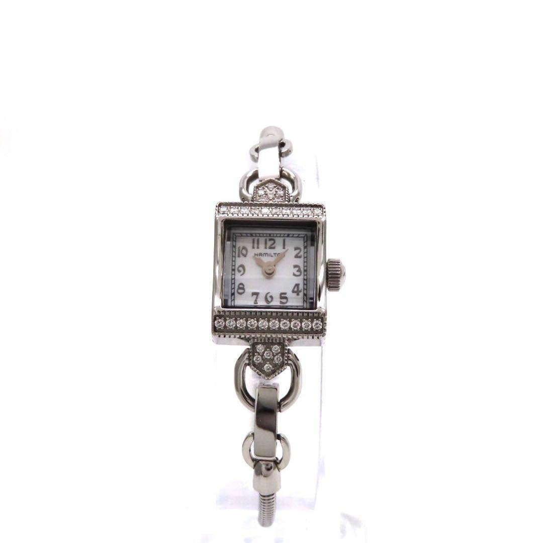 Hamilton Lady Hamilton H312910 Diamond Bezel Mother of Pearl Dial Watch Mint