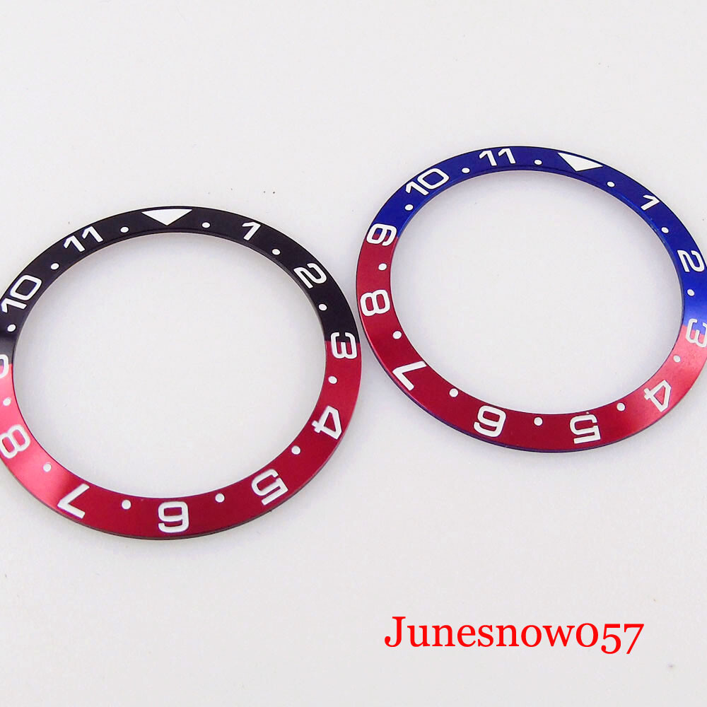 12 Hours 38mm*30.5mm Watch Bezel Insert Ceramic Alloy Steel Ring Slope Rose Gold