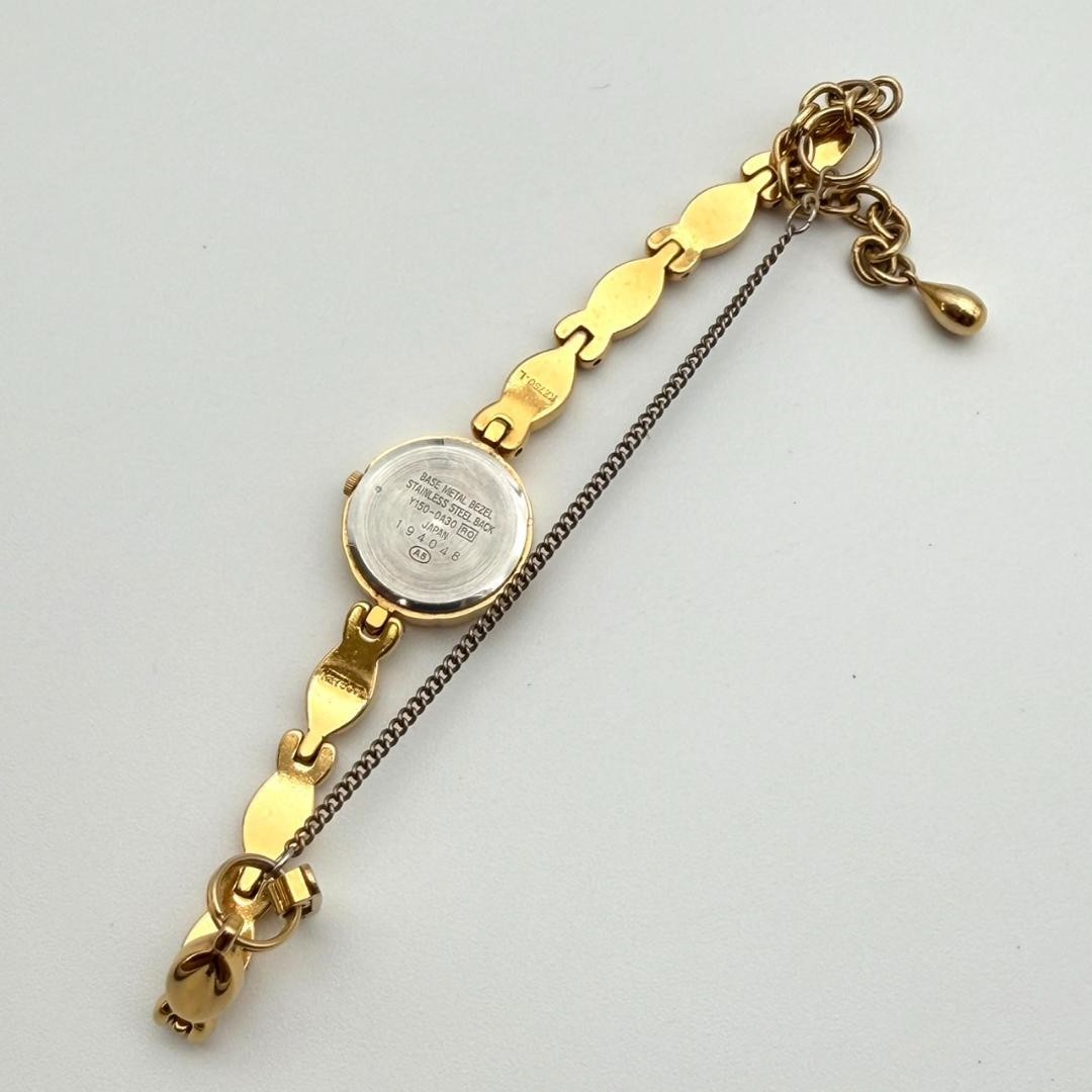 Seiko Alba bracelet watch, gold, new battery, stainless steel, women’s, work