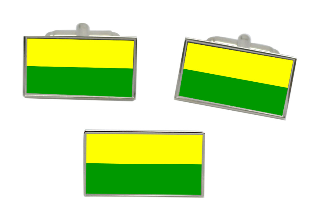 The Hague Den Haag (Netherlands) Flag Cufflink and Tie Pin Set