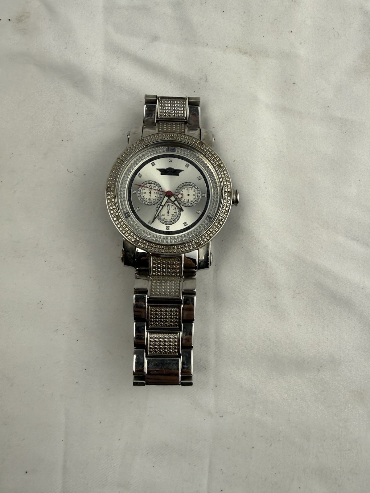 King Master GENUINE Diamond Watch FOR PARTS OR REPAIR