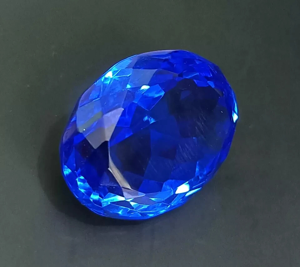 Sapphire Natural Kashmiri Blue Loose Gemstone Oval Cut 20 Ct AAA+ EGL Certified