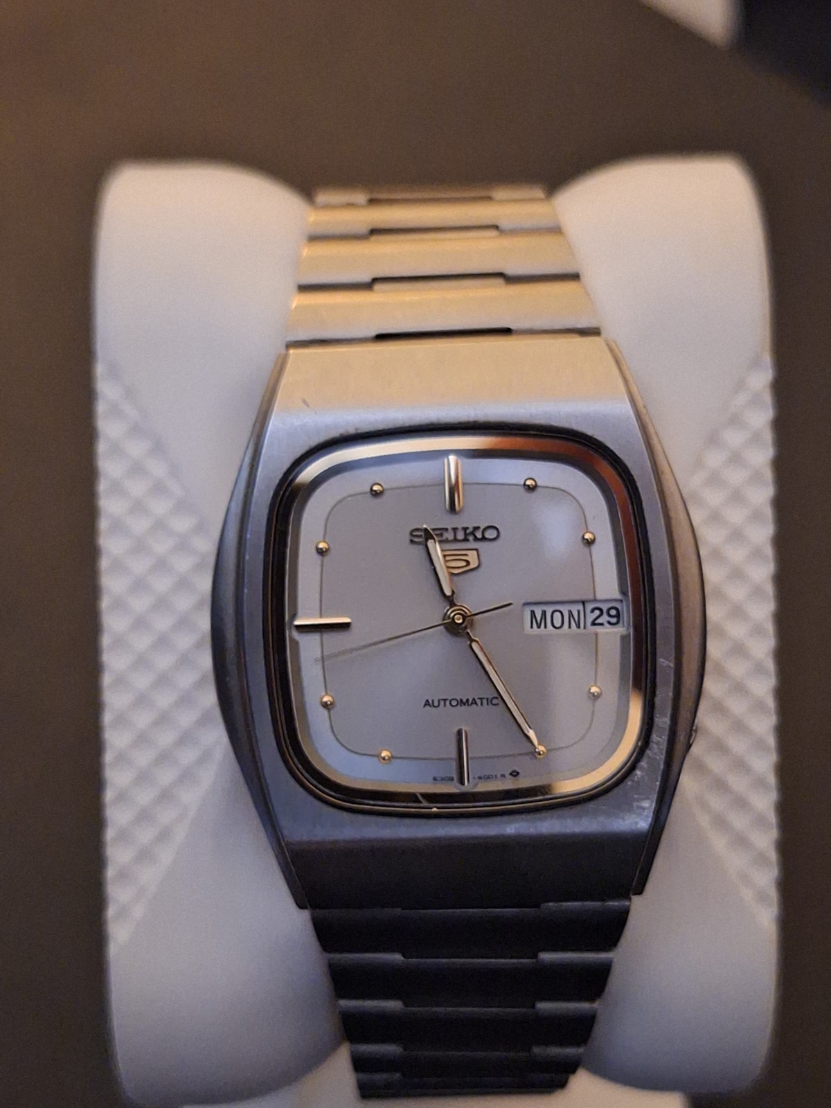 1970s TV Dial Seiko, Clean And Orginal, Arabic/English Day Variant.
