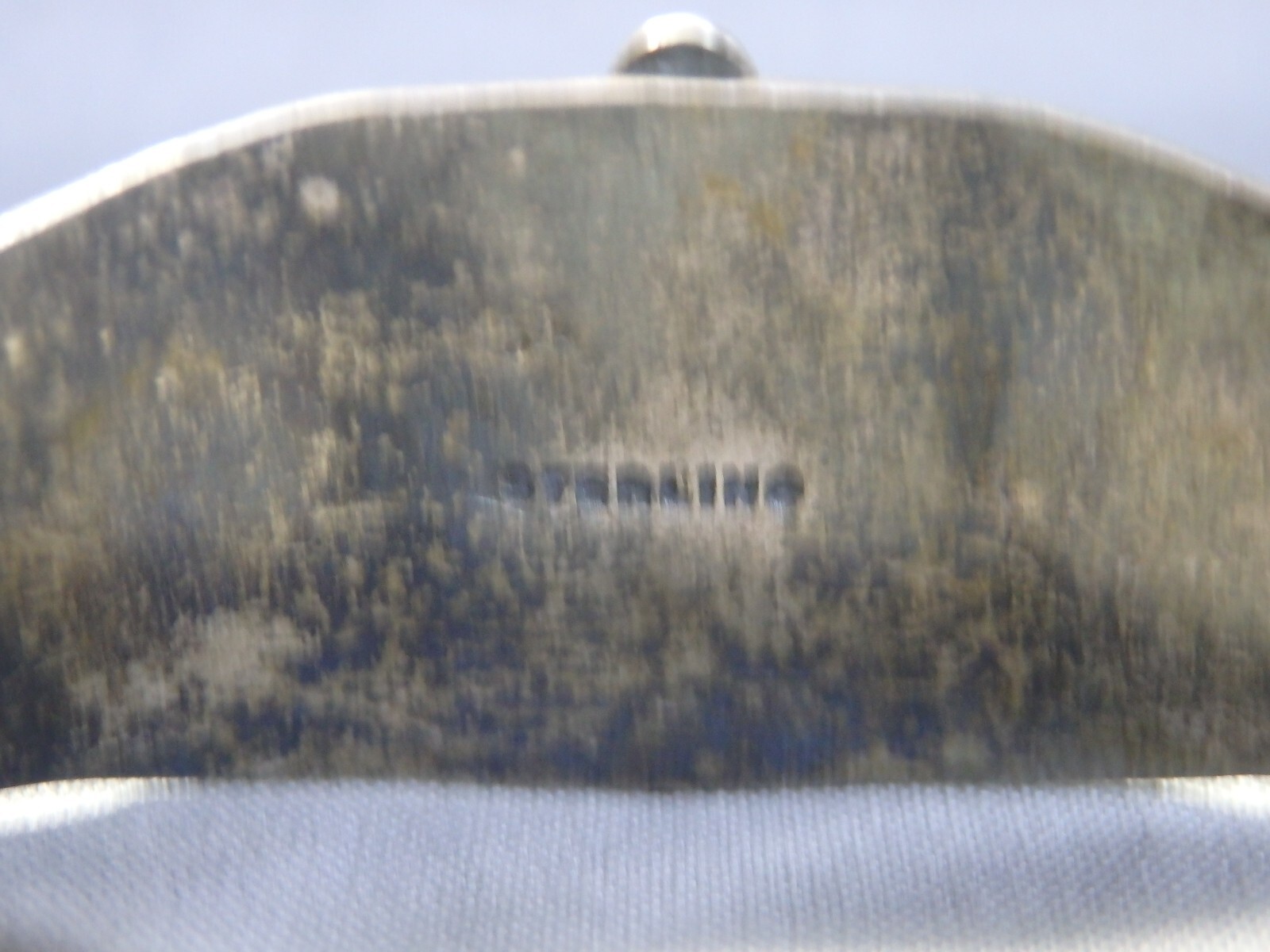 Fred Harvey Era NAVAJO Blue Gem TURQUOISE Sterling Silver THUNDERBIRD Bracelet