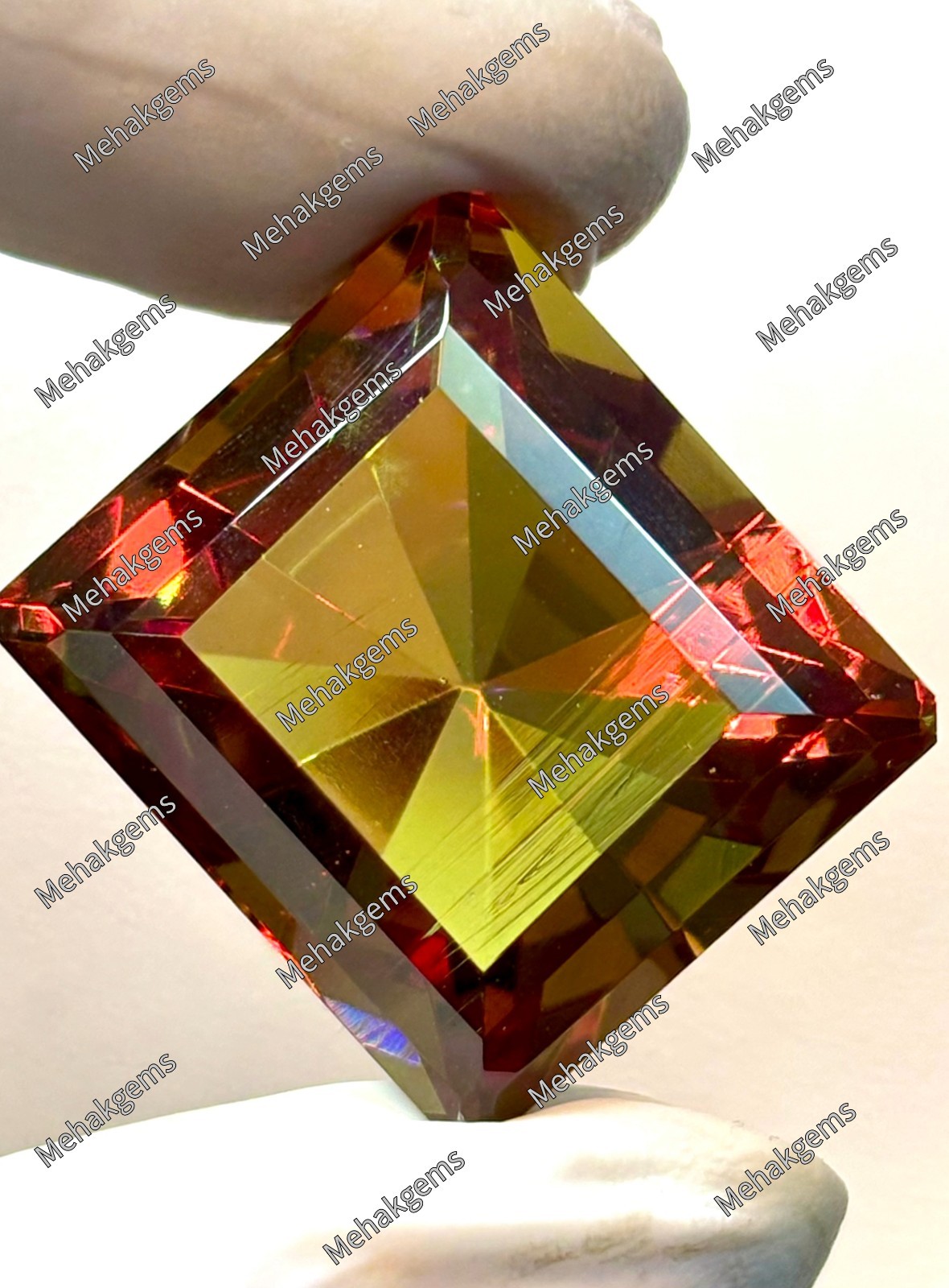 55ct Emerald Cut Zultanite Gemstone | Color Changing Diaspore, Precision Cut