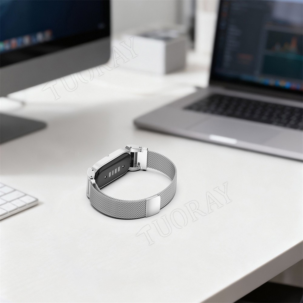 Stainless Steel Metal Adjustable Strap For Google Fitbit Air Replacement Band