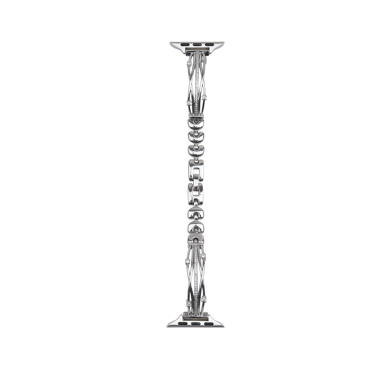 For iWatch Series 11 10 Ultra 2 3 9 8 7 SE 6 Luxury Diamond Metal Band Bracelet