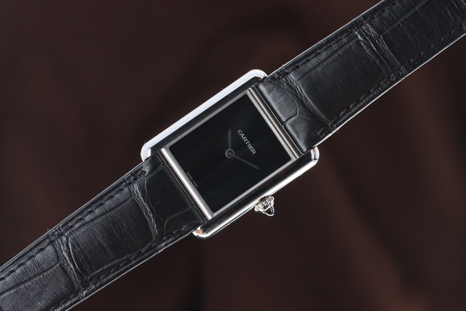 Cartier Tank Must Black Geneva Boutique, Limited to 50 Pieces – Steel WSTA0064