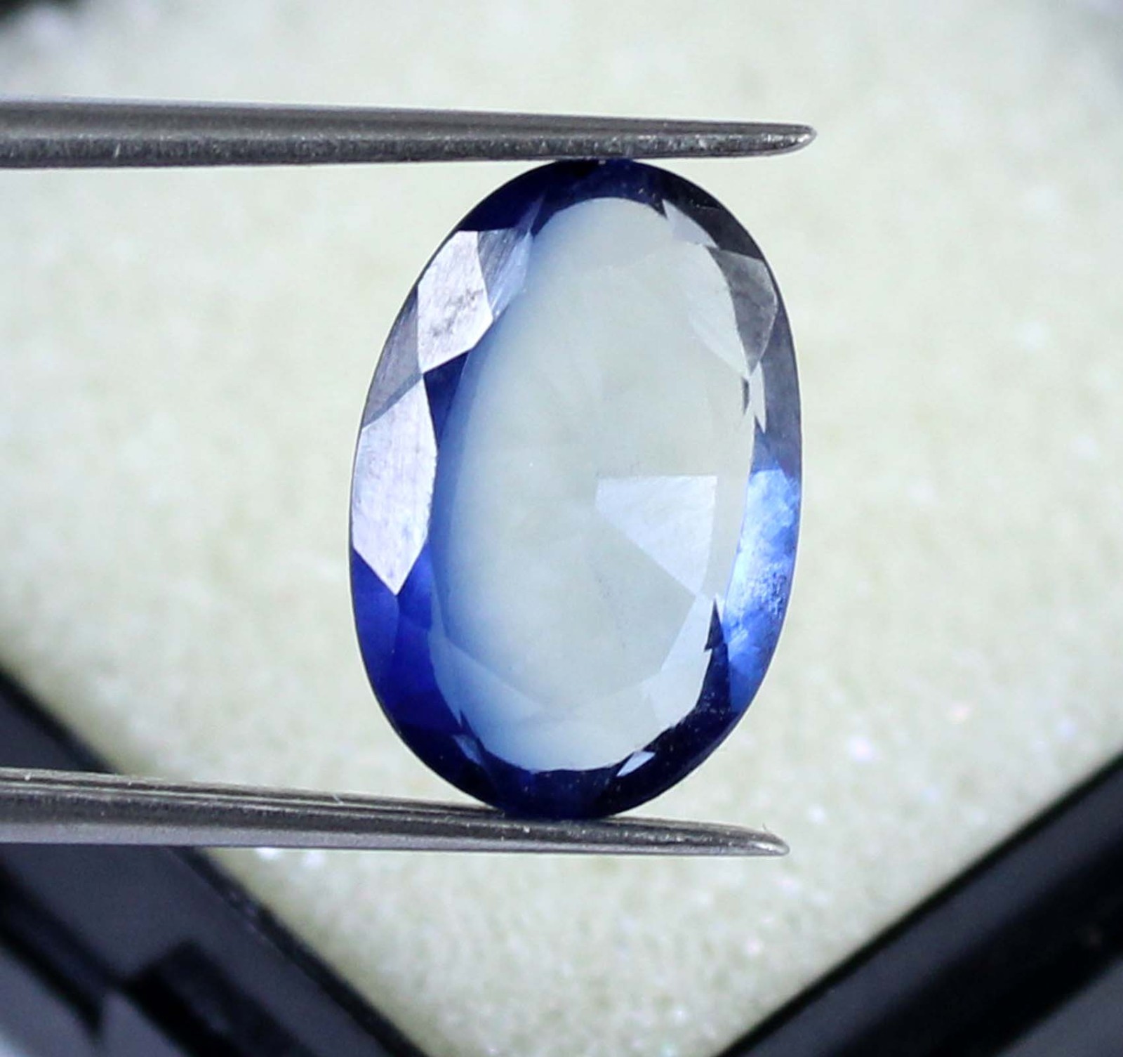 Natural Blue Sapphire 3 Carat Oval Gemstone Certified T13696 Anniversary Gift