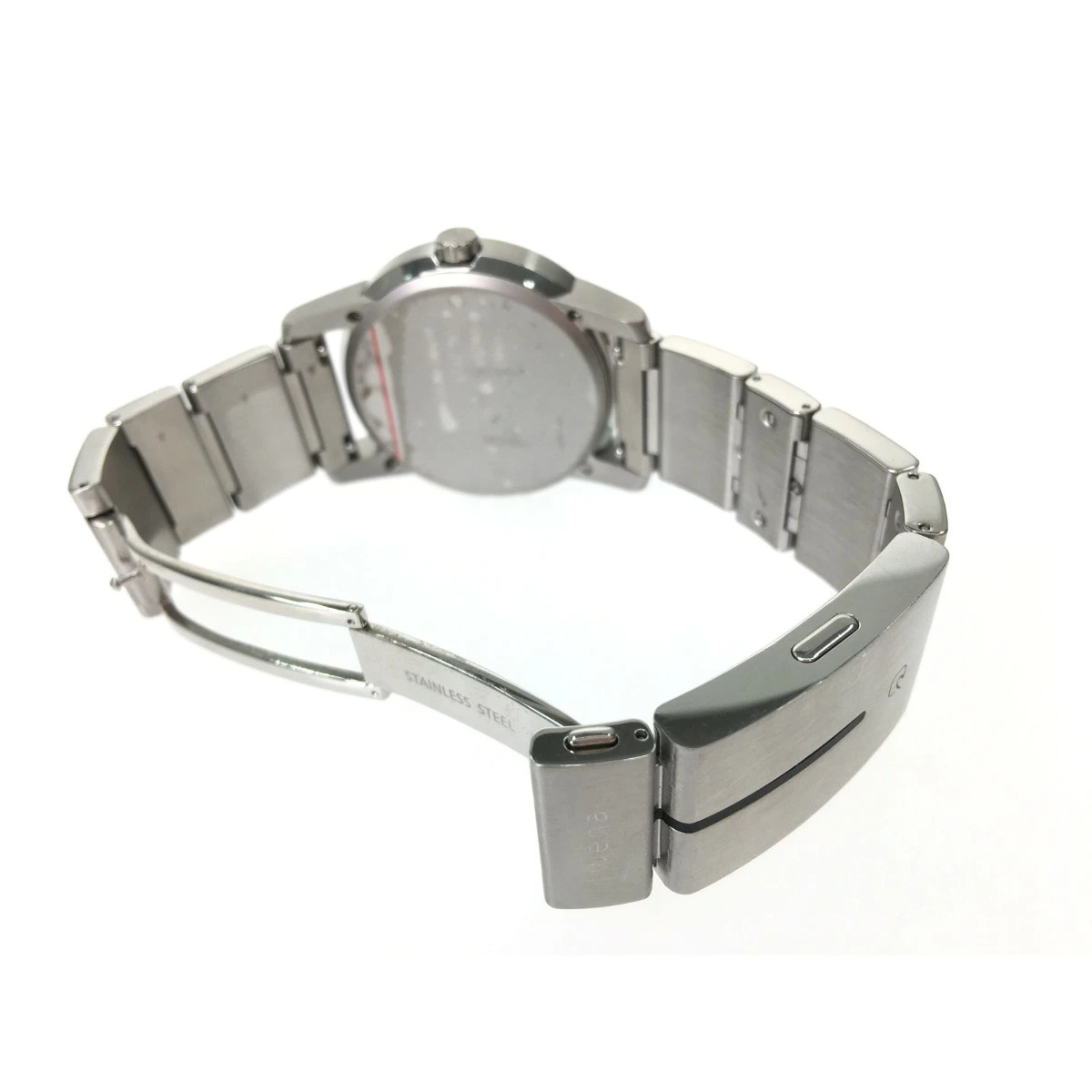 SONY Wena Smartwatch WN-WT01W White Quartz SS Wrist Three Hands Men’s Watch