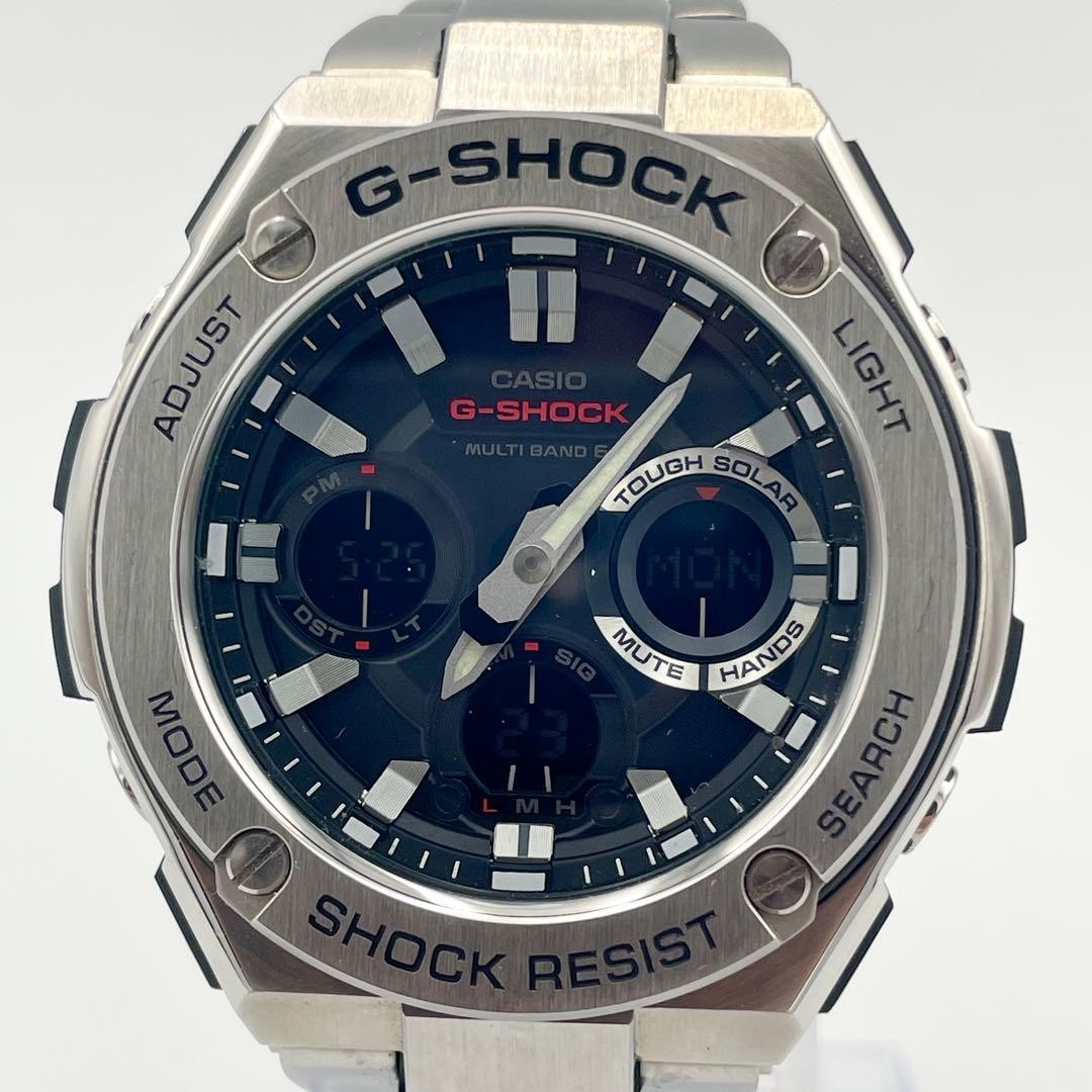 Condition G SHOCK Wristwatch Radio Solar GST W110D 1AJF