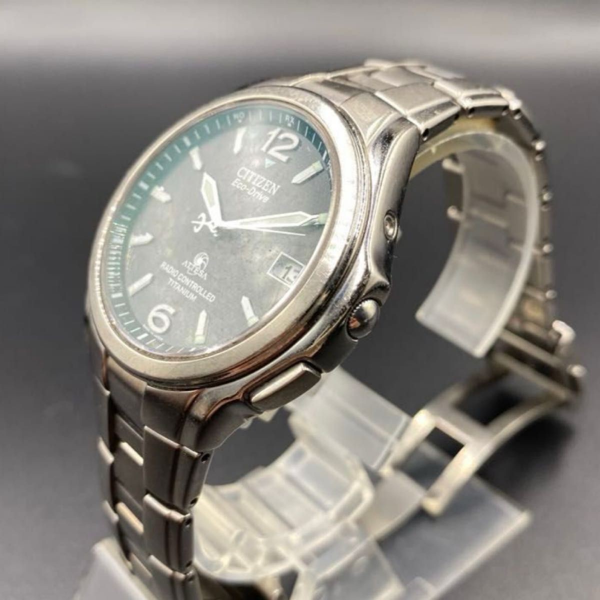 Citizen Attesa H410-T003788 Solar-Powered Titanium Silver