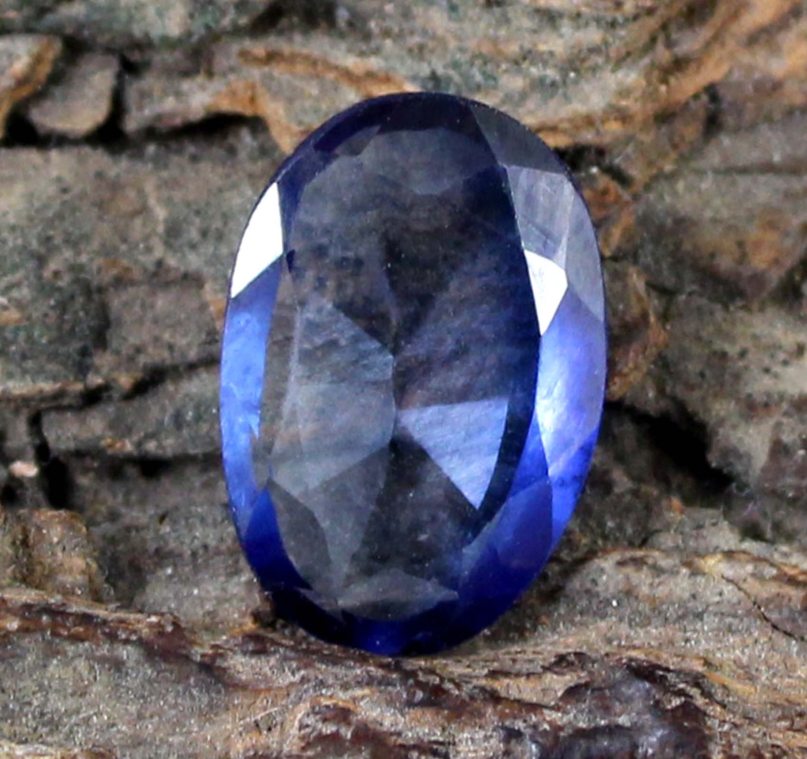 Natural Blue Sapphire 3 Carat Oval Gemstone Certified T13696 Anniversary Gift