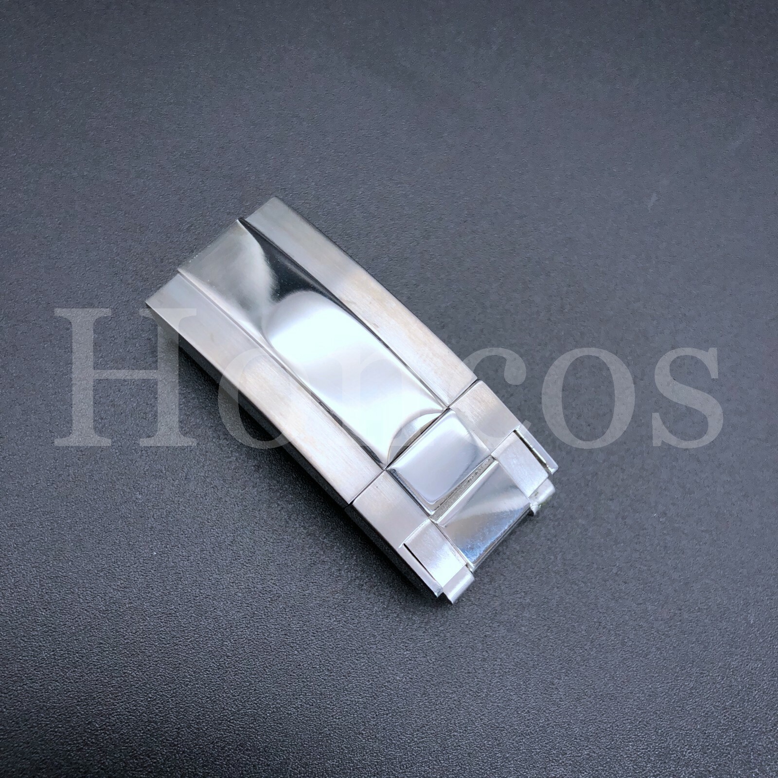 FLIP LOCK CLASP BUCKLE FITS FOR ROLEX SUB OYSTER WATCH BAND SHINY/CENTER